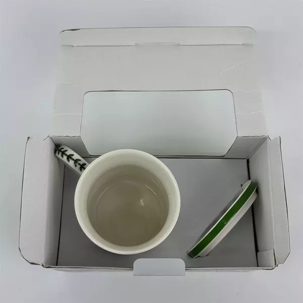 Portmeiron Botanic Garden Sweet Pea Cup and Coaster NIP