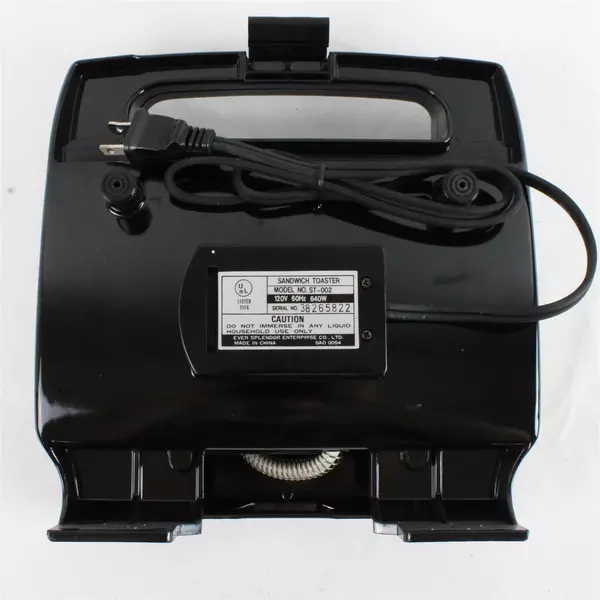 Home Trends Sandwich Maker Toaster Grill ST-002 Compact Tested