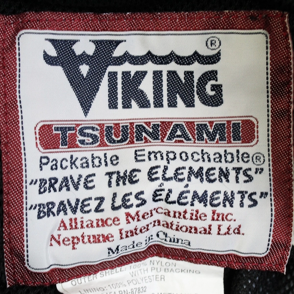 Viking Tsunami Charcoal Gray Nylon Rain Wind Pants Women's Large