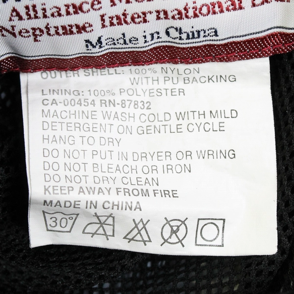 Viking Tsunami Charcoal Gray Nylon Rain Wind Pants Women's Large