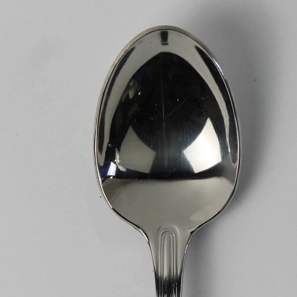 Set of 6 Towle Hotel Stainless Steel Ribbon Edge Teaspoons