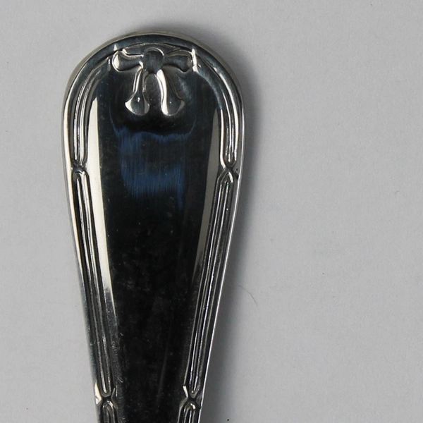 Set of 6 Towle Hotel Stainless Steel Ribbon Edge Teaspoons