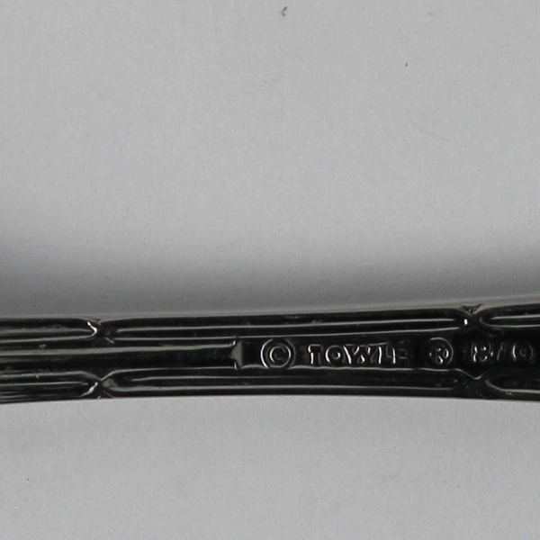 Set of 3 Towle Hotel Stainless Steel Ribbon Edge Teaspoons