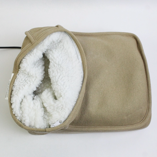 Dr Scholls Tan Foot Comforter with Heat and Vibration Massager DR2150QVC