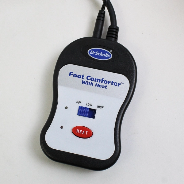 Dr Scholls Tan Foot Comforter with Heat and Vibration Massager DR2150QVC