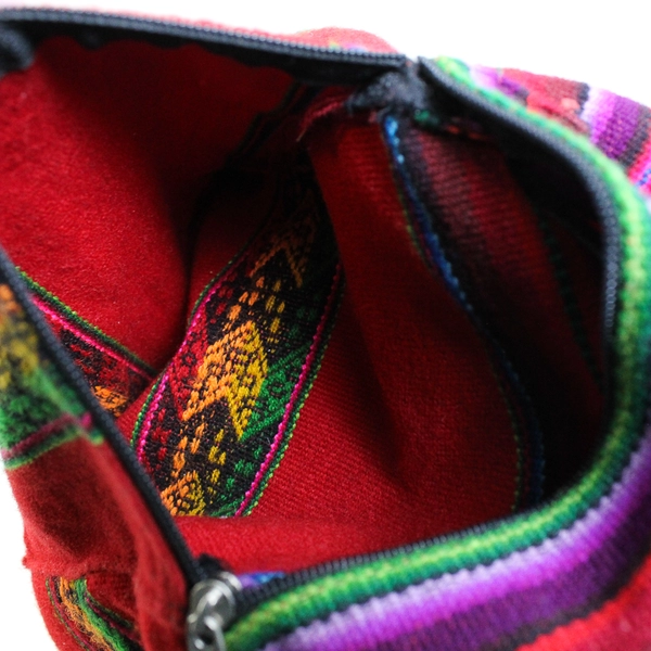 Unbranded Peruvian Style Hand Woven Backpack with Traditional Motifs 16"x18"