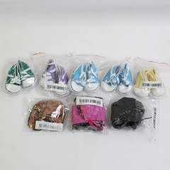 Lot of 8 Unbranded 7cm Doll Shoes Tennis Shoes and Boots