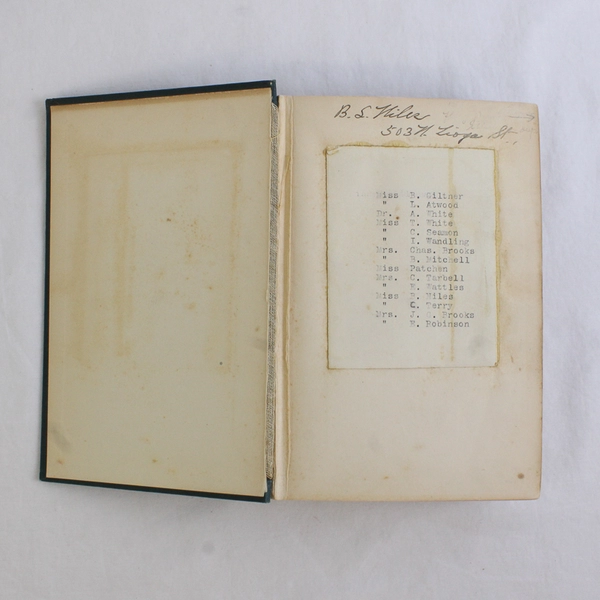 Antique John Marvel Assistant by Thomas Nelson Page 1909 Edition HC