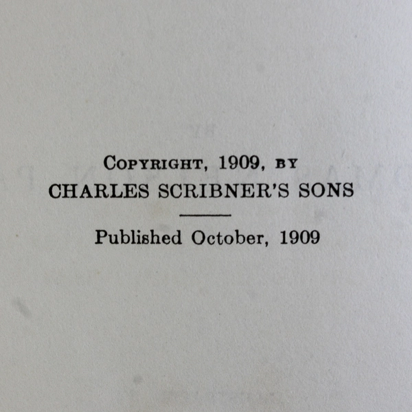 Antique John Marvel Assistant by Thomas Nelson Page 1909 Edition HC