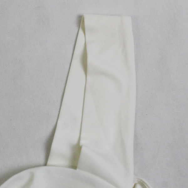 And Now This Women's XL Ivory Stretch Tank Crop Top 