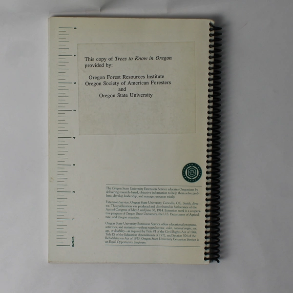 Trees To Know in Oregon by Edward C. Jensen and Charles Ross 1994