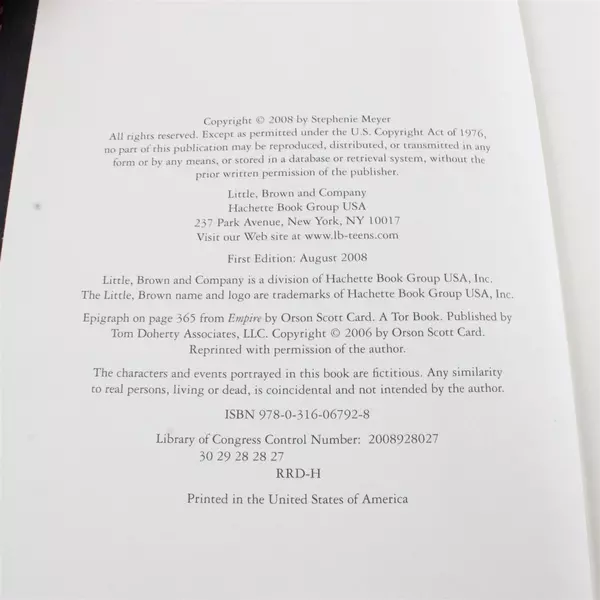 Breaking Dawn The Twilight Saga Book 4 Hardcover