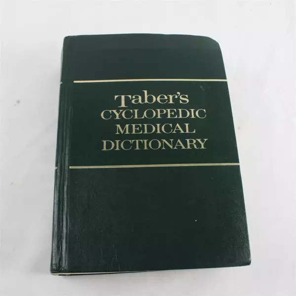 Taber's Cyclopedic Medical Dictionary Reference Book