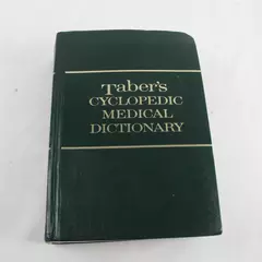 Taber's Cyclopedic Medical Dictionary Reference Book