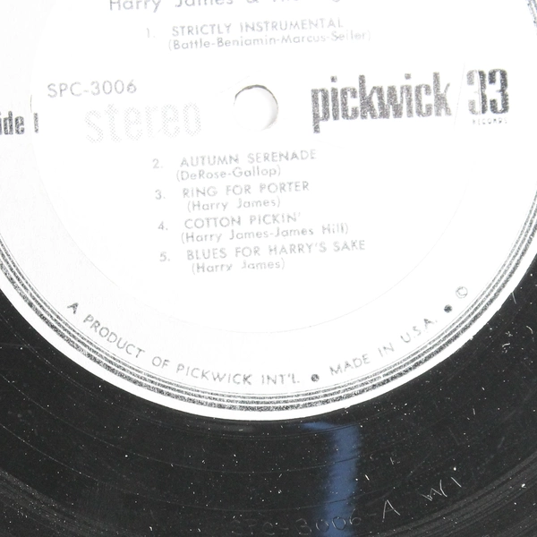 Mr. Trumpet & His Big Band, Vinyl LP, SPC-3006, Harry James