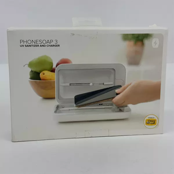 OTTERBOX PhoneSoap 3 UV Sanitizer and Charger for Cell Phones White 2020