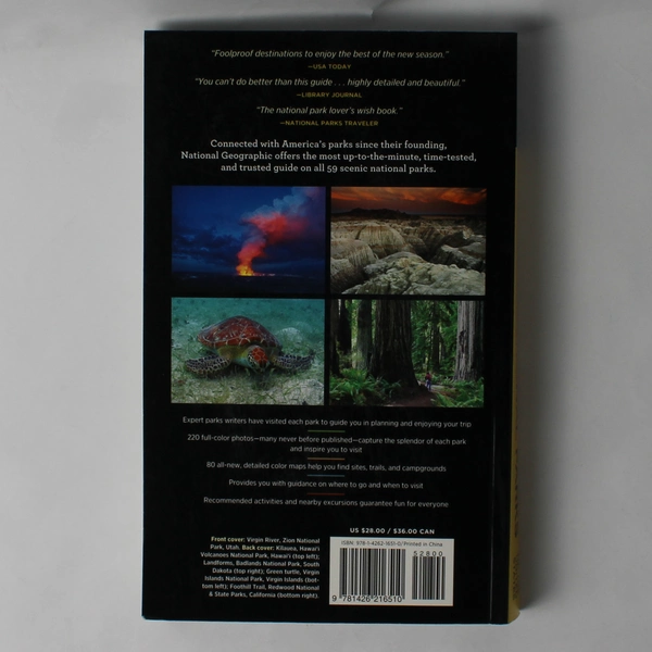 National Geographic Guide To National Parks Of The United States 8th Ed 2016 PB