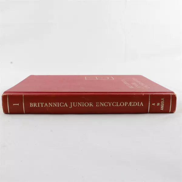 1975 Encyclopedia Britannica Junior Volume 1 Hardcover Reference Book