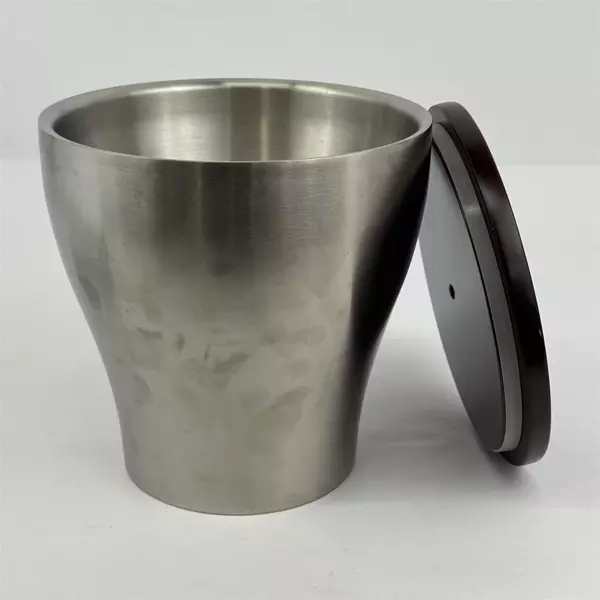 Umbra Stainless Steel by Dennis Cheng Ice Bucket w/ Lid Tongs