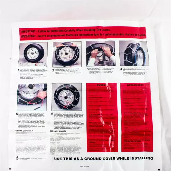 Les Schwab Tire Chains Model #2326-s Original Storage Bag Never Used