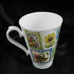 Roy Kirkham 1997 My Garden Fine Bone China Mug England Plants Flowers