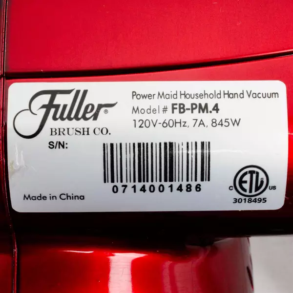 Fuller Brush Co Mini Vacuum Cleaner Portable Handheld Used Good Condition