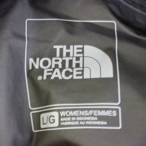 North Face Women's Pink Full Zip Hooded Jacket Long Sleeve Multiple Pockets Sz L