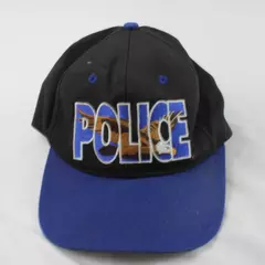 Police Hat with Bald Eagle Emblem Vintage Style Uniform Cap