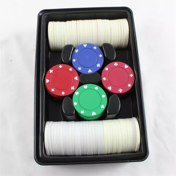 Cardinal Brand Professional Poker Chips Set Casino Quality Clay Composite 100pcs