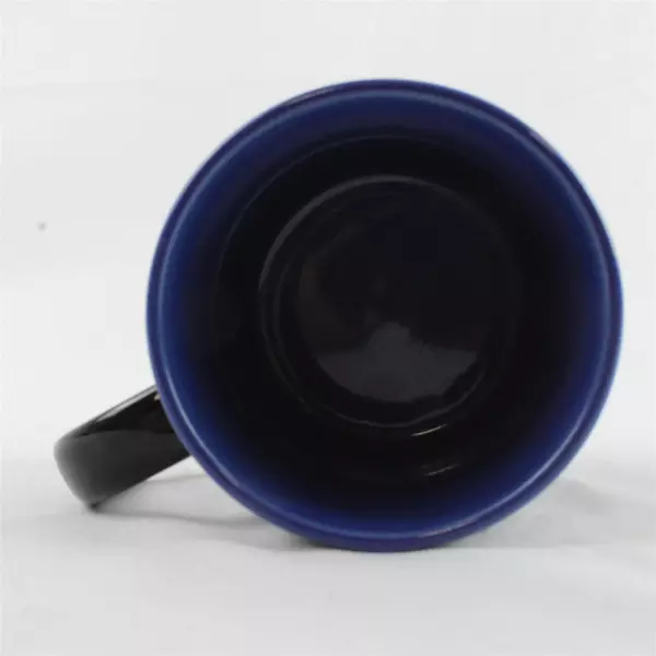 Riviera Van Beers Ceramic Mug by Signature Housewares Black & Blue Design