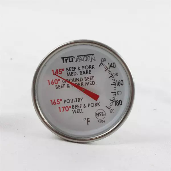 TruTemp Meat Thermometer Compact Digital Cooking Thermometer Used
