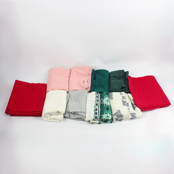 Lot of 10 Flannel Standard Pillowcases DIY Fabric Upcycling