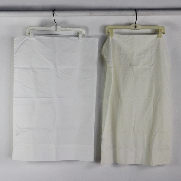 Lot of 10 Off-White Standard Pillowcases DIY Fabric Upcycling