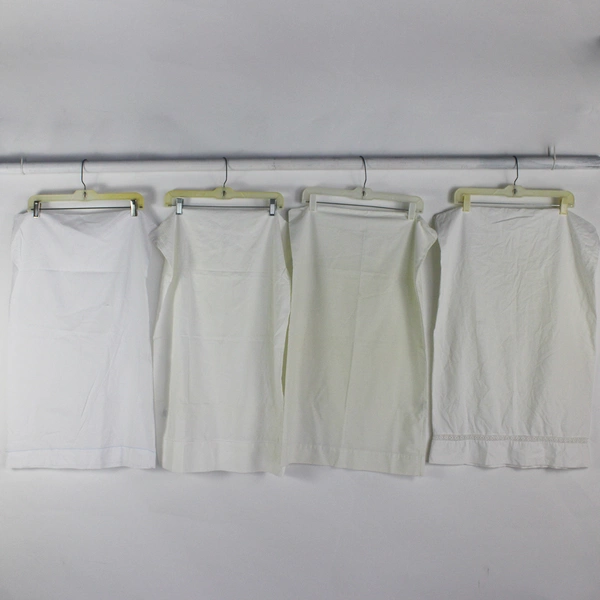 Lot of 10 Off-White Standard Pillowcases DIY Fabric Upcycling
