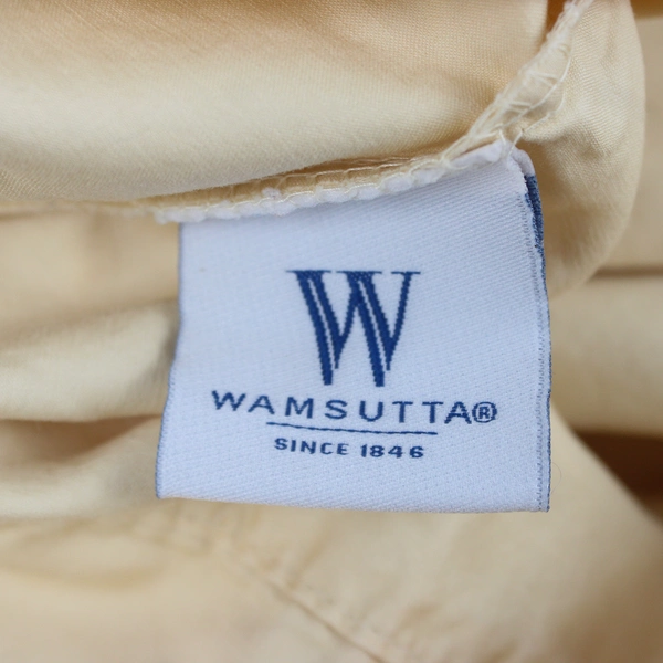 Set of 2 Wamsutta Butter Yellow Queen Cotton Pillowcases