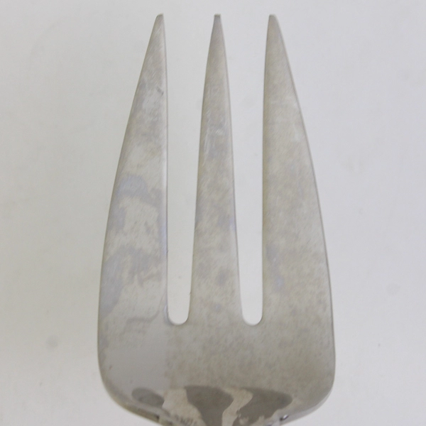 VTG Lot of 2 Reed & Barton Renaissance Serveware Meat Fork Serving Fork 18/10