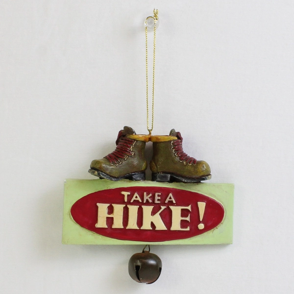 Take A Hike Outdoorsy Christmas Tree Ornament