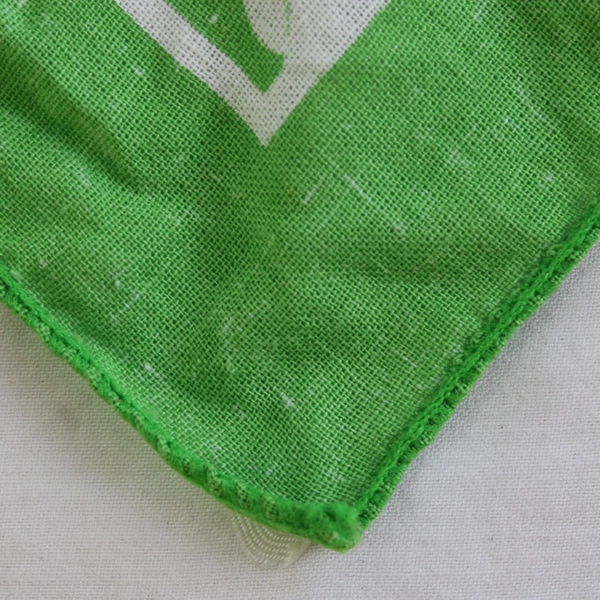 The Nature Conservancy Green Leaf Pattern Triangle Bandana Headscarf