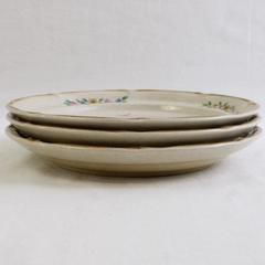 Set of 3 VTG International Tableworks Heartland Stoneware Salad Plates 7 3/4"