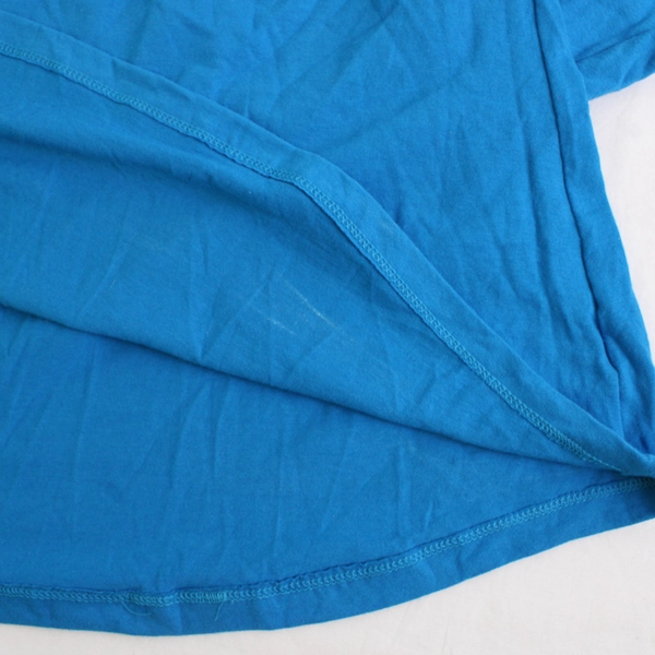 Hanes Blue-Green Long-Sleeve Crew Neck T-Shirt Women's Size Large