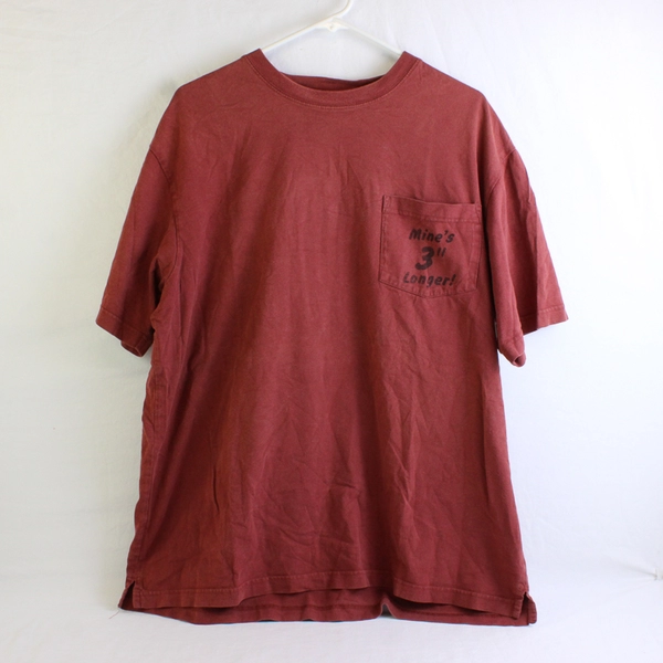 Duluth Trading Co. The Longtail T Brick Red T-Shirt Men's Large