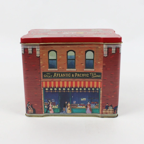 Vintage 1984 Atlantic & Pacific Tea Co 125th Anniversary Collectible Coffee Tin