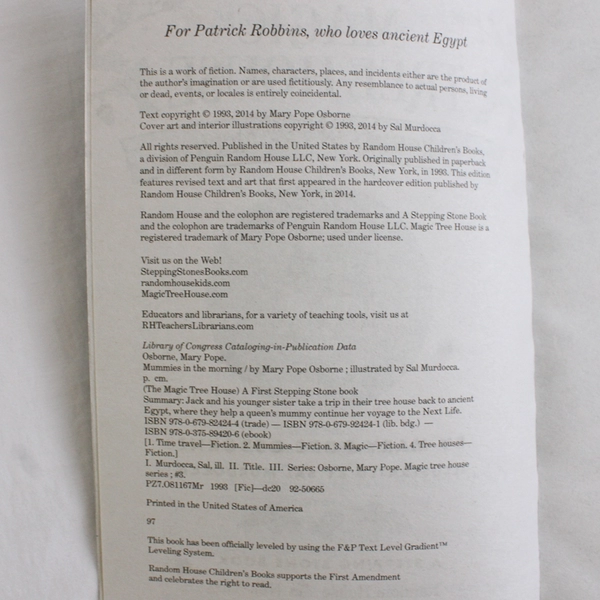 Magic Tree House Boxed Set by Mary Pope Osborne Books 1-4 Paperback 2012