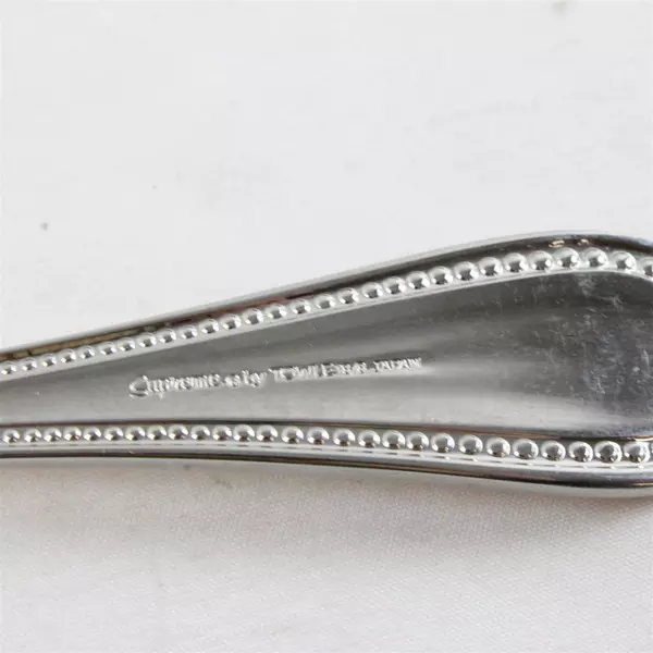 Lot of 4 Towle Gold Manchester 7.5" Oval Place Soup Spoons 