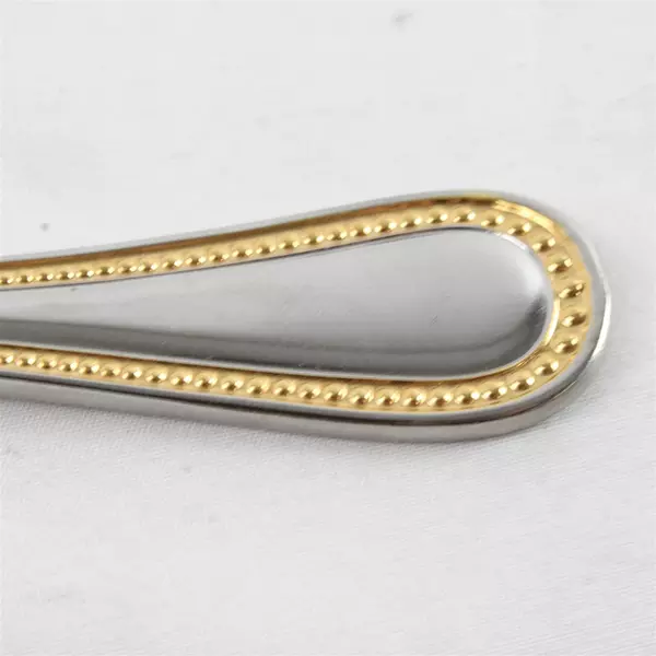 Lot of 4 Towle Gold Manchester 7.5" Oval Place Soup Spoons 