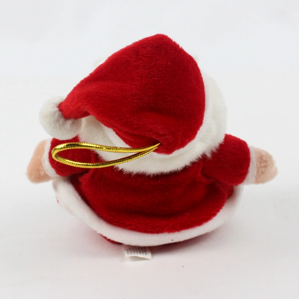 Chosun International Santa Claus Plush Christmas Ornament 7"