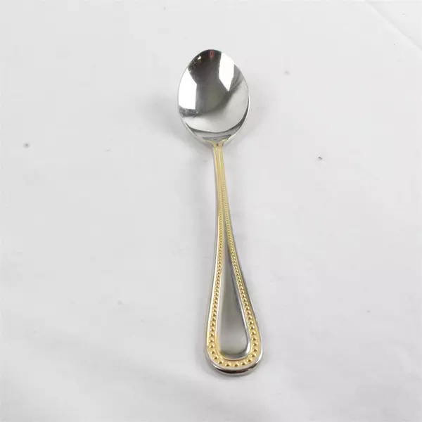Towle Gold Manchester Stainless Steel Flatware Teaspoon 6.5" Used
