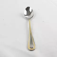 Towle Gold Manchester Stainless Steel Flatware Teaspoon 6.5" Used