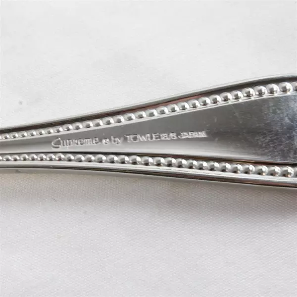 Towle Gold Manchester Stainless Steel Flatware Teaspoon 6.5" Used