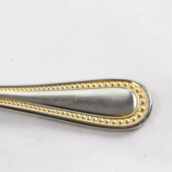 Towle Gold Manchester Stainless Steel Flatware Teaspoon 6.5" Used